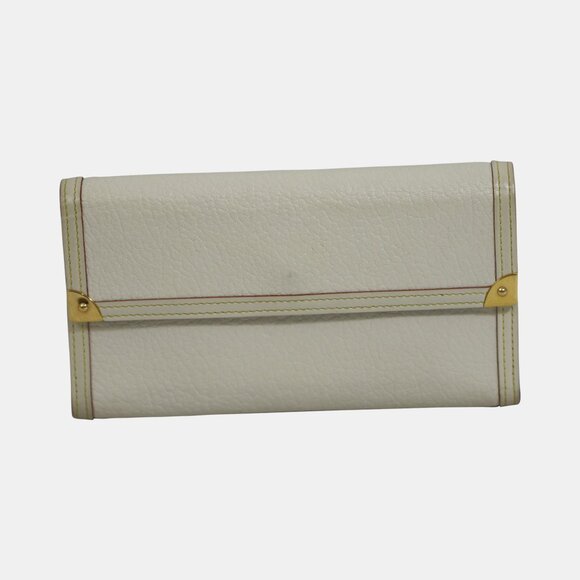 Louis Vuitton Vintage 2003 Continental Wallet – White Leather - Picture 1 of 6